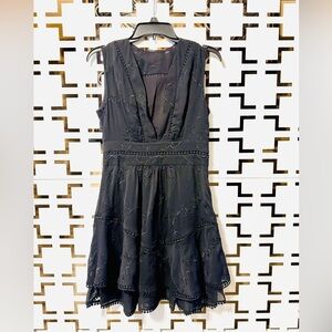 NWT, Mare Anya Dress Black, Low Cut, Layered, Size Medium. 🔥🔥🔥